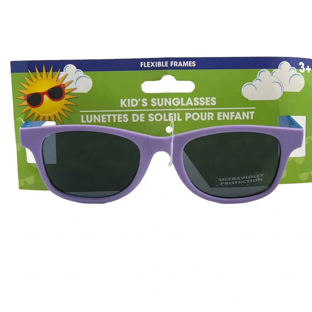 NWT Lot of 2 pairs of kids UV protection sunglasses pink and purple